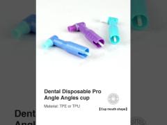 Dental Disposable Pro Angle Angles cup Material: TPE or TPU