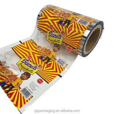 China Gravure Printing Food Packaging Plastic Roll Film Metallized Foil Laminated Aluminum Te koop