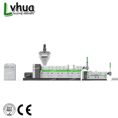 China Lvhua Pellets PVC ABS PP PE EVA Plastic Recycling Machine Granulator Pelletizing Machine for sale