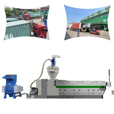 China Famous factory Lvhua China pp pe film plastic bags pelletizing machine for sale for sale