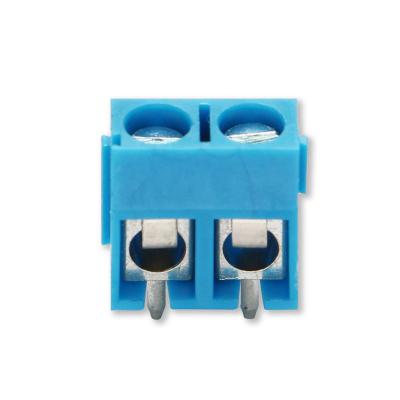 China Flame retarding PCB screw type wiring terminal XF301 2P-3P-24P welding free splice green flame retardant material for sale