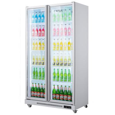 China Hotel New Arrivals Wholesale Convenience Store Beer Display Case Upright Glass Door Commercial Refrigerator for sale