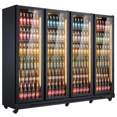 China Hotel 1280-1420 Litre Supplier Refrigerator Beverage Beverage Beer Snack Display Cooler Popular Barbecue Bar Refrigerator for sale