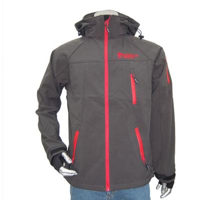 China Sustainable fashion custom men's softshell outdoor jacket with hood for men for sale