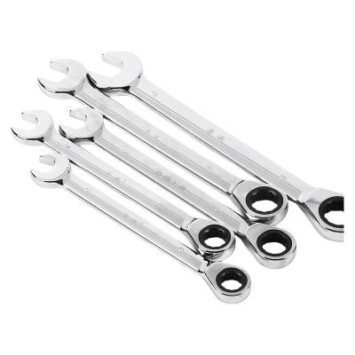 China New Popular Durable 2023 Thin Open End Wrench Set Professional Automotive Tool Ratchet Open End Wrench For Mechanics for sale