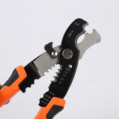 China DIY Tool Multifunctional Wire Cutter Stainless Steel Wire Cutter Crimping Stripper Customized Stripper for sale