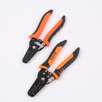 China Multifunctional Light Weight Portable Stainless Steel Crimping Wire Stripping Cutting Pliers for sale