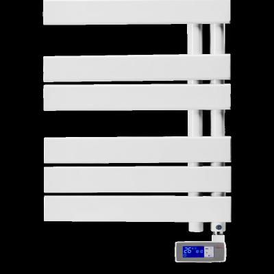 China Electric Towel Heater Towel Rack Low Cardboard Towel Rack Hot Steel Heated Touch Screen Control For Bathroom for sale