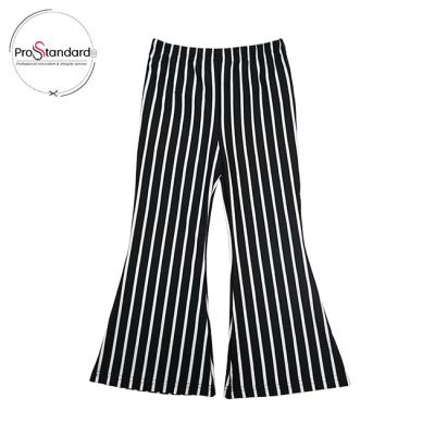 China Flexible CHILDREN'S STRIPE FASHIONABLE BELL BOTTOM PANTS ROCKET PANTS for sale