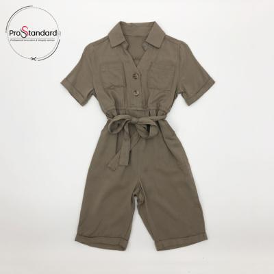 China COLLAR WAIST BOILER SUIT BREATHABLE CHILD WORKED ELASTIC OVERALLS for sale