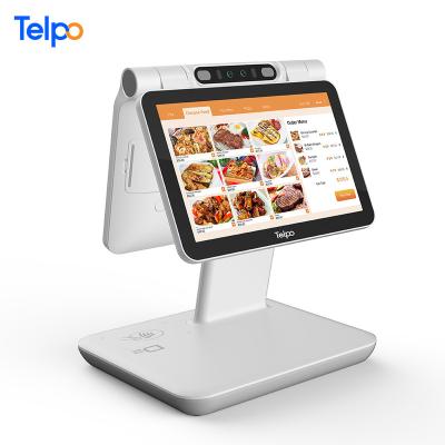 China SDK Telpo D2 10.1 Inch Touch Screen Android POS Desktop Android Terminal With Printer / Barcode Scanner for sale