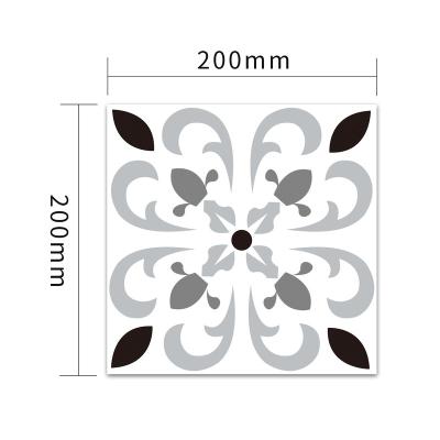 China Modern Non Slip PVC Vinyl 3D Flooring Stickers Tiles For Kids Self Adhesive Flooring Removable 20cm x 20cm for sale