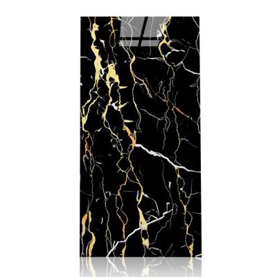 China Waterproof 60x30 Peel And Stick Wall Tile Bathroom Vinyl Marble Tiles Marble Effect Sticker for sale