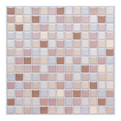 China Modern Peel and Stick Backsplash Wall Tile Mosaic Adhesive Sticker for Kitchen and Bathroom for sale