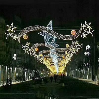 China 2022 Newest 2d Lights Commercial High Quality Holiday Use Garland Christmas Decoration Outdoor Pole Street Pattern Theme Lights for sale