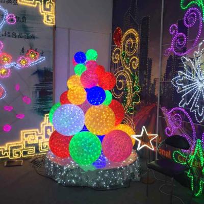 China Holiday Decoration Light Exhibition Street Decoration Outdoor Lighting Swan Theme LED Theme Light Animal Ball LED for sale