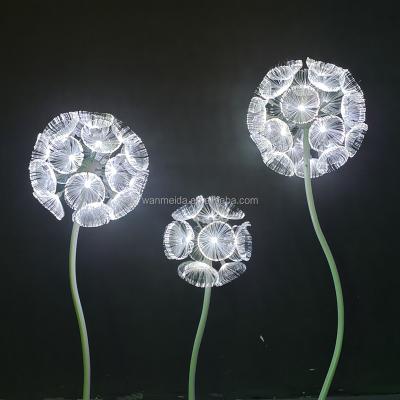 China White Light RGB String Light 1.5m1.8m Wedding Led Artificial Lamp Dandelion Decorative Lamp for sale