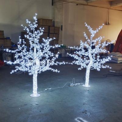 China String Landscape LED Cherry Blossom Tree Park Christmas New Year Wedding Decoration Light Handmade Glow 1.8m Artificial Tree Light for sale