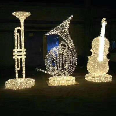 China Holiday Decoration Lighting 3D Sculpture LED Animal Theme Lights Shaped Custom Outdoor Waterproof Decorative Christmas Decoration Lights for sale