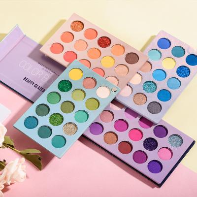 China Hot Sale 60 Color Glitter Matte Eyeshadow Palette Makeup Glitter Dye Waterproof Hot Smoky Eyeshadow Palette Waterproof Cosmetics for sale