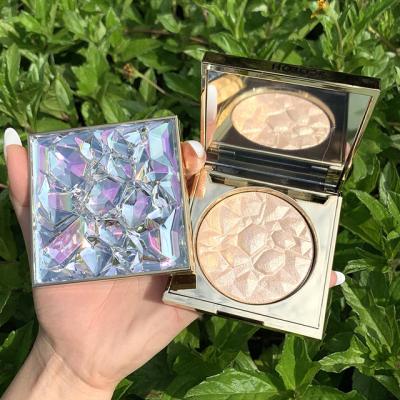 China Waterproof Cosmetics Singles To Glow Soft Powder Highlight Custom Baked Face Highlighter Makeup for sale