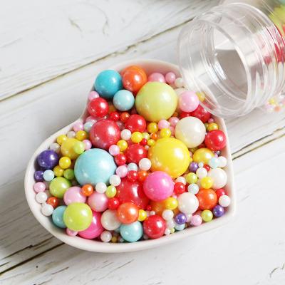 China Design Sugar Sprinkle Ball Christmas Cake Decorating Lovely Sugar Sprinkles Cake Decorating Food Grade Home Wholesale Party Decoration for sale