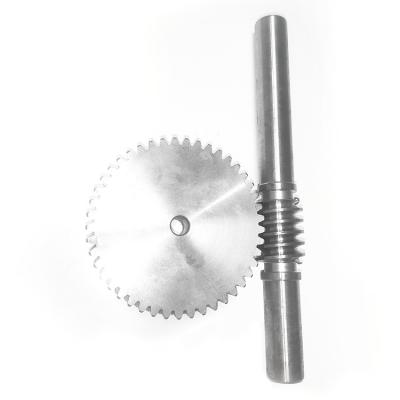 China High Precision Small Automobile Worm Gear CNC Machined Worm Gear Steel Shaft For Gear Box for sale