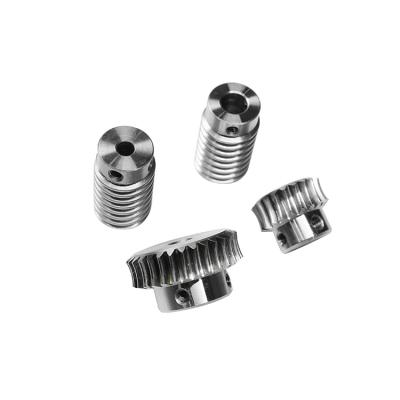 China Customized Automobile Mini Worm Gear Manufacturers Cnc Machining Brass Worm Gear for sale