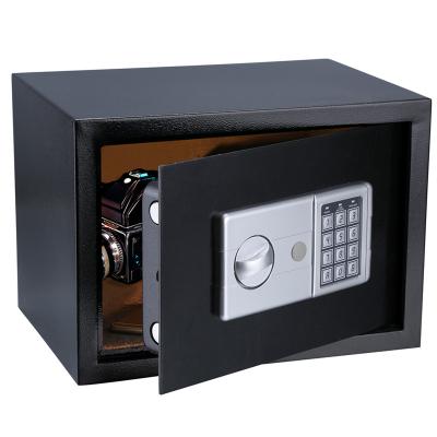 China Wholesale Small Excellent Cold Rolled Steel Electronic Safe Box Compartment For Home for sale