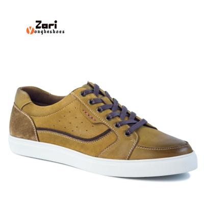 China Sport shoes De Cuero Genuino Old Mesh Zari Leather Skateboarding Scarpe DA Uomo Zapatos Fashion Trend Shoes Men Friendly Rubber for sale