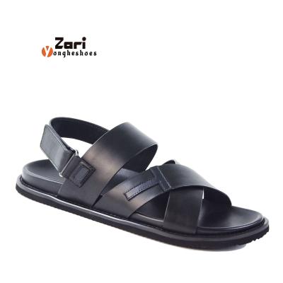 China Fashion Trend Price Is Cheaper Men Beach Sandals-Men Brand Slipper Sandals Men Shoes Casual Sandals Scare LEA Leather OEM Custom Available for sale