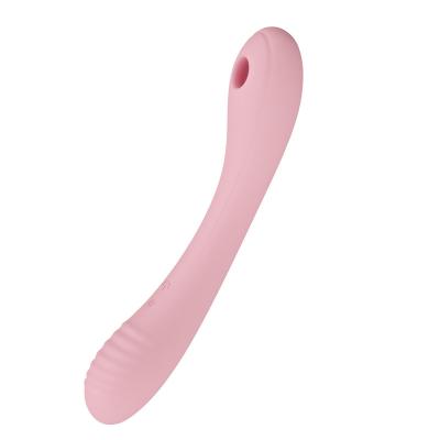 China Strong and Powerful Motors Safe Medical Silicone Double Vibrator Oral Sex Machine Clitoral Sucking Clitoral Sucking Toy for Women G-spot Stimulation for sale