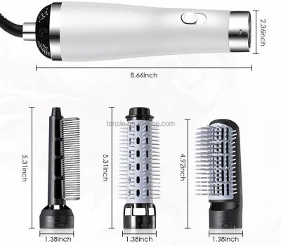 China Ionic Professional Negative Styling Detachable Salon Hair Dryer Brush Hair Dryer Airbrush for sale