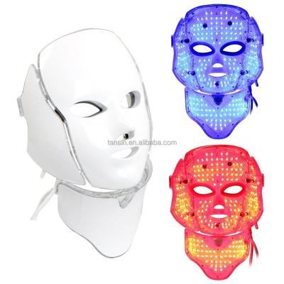 China Skin Tightening Portable Face Phototherapy Facial Wrinkle Remove Skin Whitening Colorful LED Beauty Mask for sale