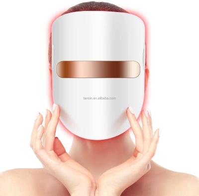 China Skin Tightening Anti Aging Skin Care Tightening Wrinkles Toning Mask PDT LED Light Therapy Beauty Face Mask for sale