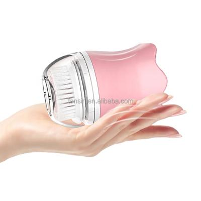 China DEEP CLEANING Custom Design Silicone Soft Bristle Deep Cleansing Electric Facial Cleansing Brush for sale