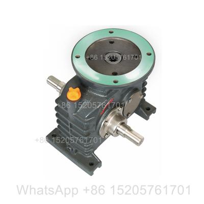 China arc-shaped bevel gear paddle wheel aerator gearbox, mechanical seal gearbox, 9 spline reducer for sale