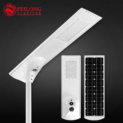 China ROAD Ip65 Waterproof Outdoor Road Street Light 30w 40w All In One Integrated Led Solar Street Light for sale