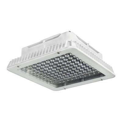 China Gas Station Mount Canopy Explosion Proof Outdoor Light Fixtures 100w 150w Led Canopy Light For Gas Station for sale