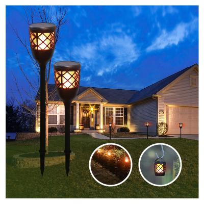 China Outdoor Solar Garden Patent Flame Garden Light Torch Flashing Light with Dynamic Lighting for sale