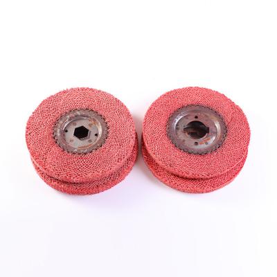 China Stainless steel Abrasive Tools High quality Durable Cloth Sisal Wheel Buffing grinding disc kenaf Wheel For Stainless Steel Polishing for sale