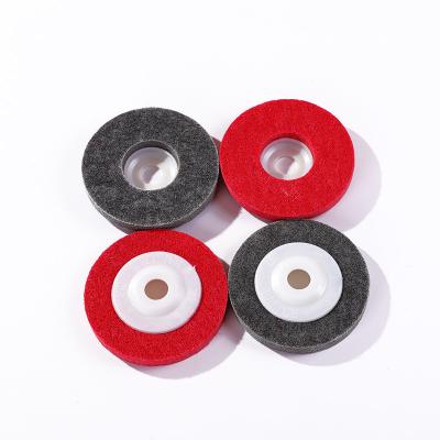 China Stainless steel factory wholesale durable Abrasive Stainless Steel ceramic cotton polishing wheel for glass for sale