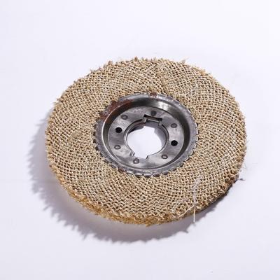 China Stainless steel Sisal stainless steel polishing wheel for metal and stainless steel Vietnam market for sale