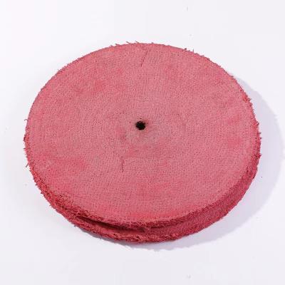 China Stainless steel Hot selling high quality polished stainless steel special red sisal polishing wheel metal sisal for sale