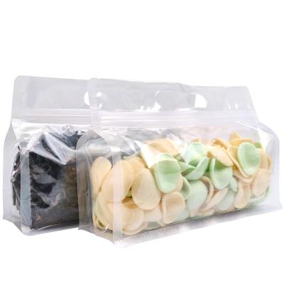 China Mushroom Moisture-proof Transparent Eight Side Handmade Ziplock Dried Fruit Bag Food Noodles Vermicelli Bag Plastic Sealing Ziplock Bag for sale