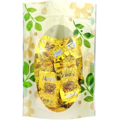 China Universal Recyclable Printed Food Bag Herbal Tea Ziplocking Snack Bag Tasting Freezers Small Package Self-sufficient Sealed Bag for sale