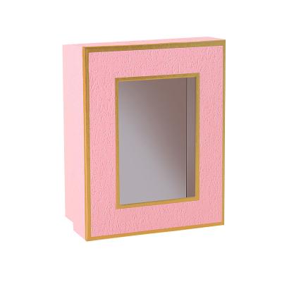 China Handmade creative goods spot sky and earth cover square window with empty hand gift box for packaging for sale