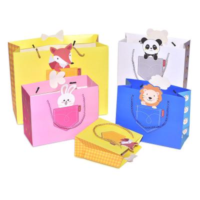 China Korean Edition Lovely Cartoon Children's Birthday Gift Bag Gift Bag Manufacturers Wholesale Spot Recyclable Can Be Customized for sale