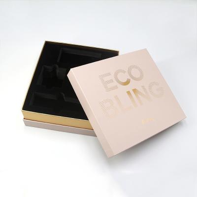 China Recycled Materials Jewelry Packaging White Card Box With Top And Bottom Lid Gift Wrapping Box Gift Box for sale