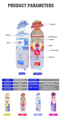 China Máquina de cápsulas Gashapon personalizada Máquina de venda de brinquedos de cápsula operada por moeda à venda